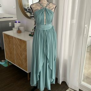 Halter-Top Maxi Dress